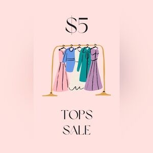 $5 Tops - L to 4XL - Live Show‎